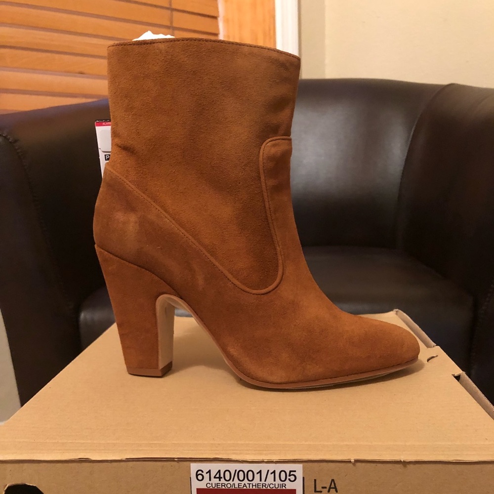 Zara Leather Booties